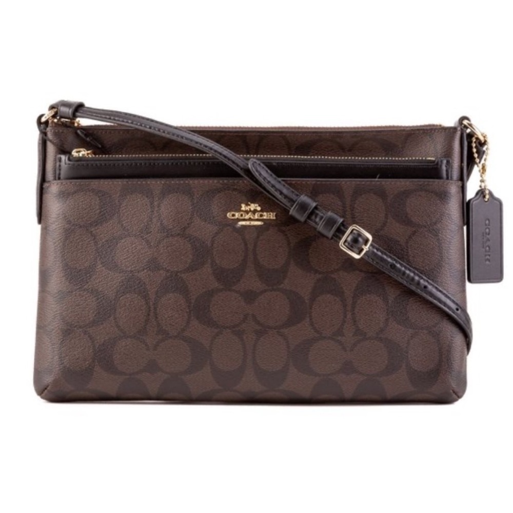 COACH SIGNATURE EAST WEST POP CROSSBODY